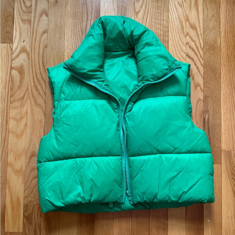 Green Puffer Vest